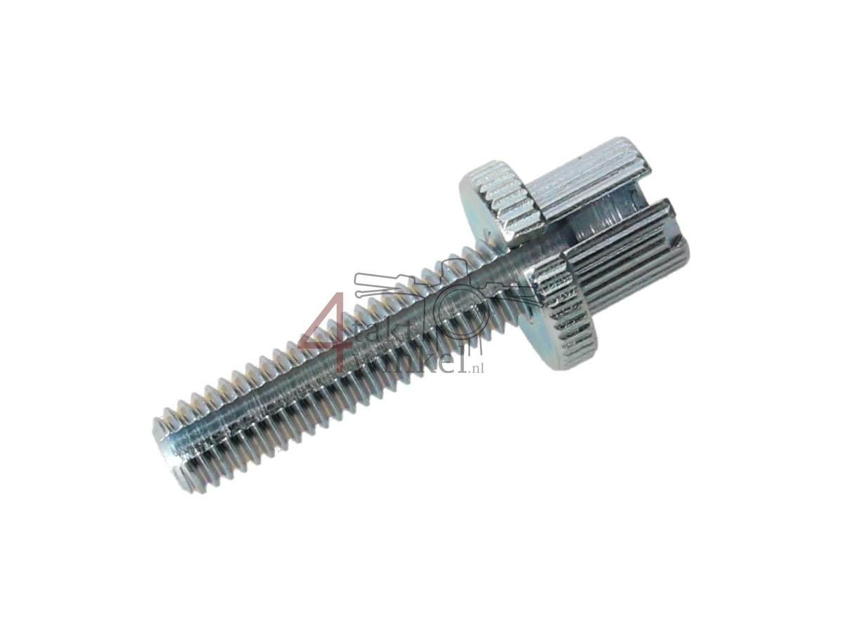 Cable adjuster, m8 thread with slot, 45mm