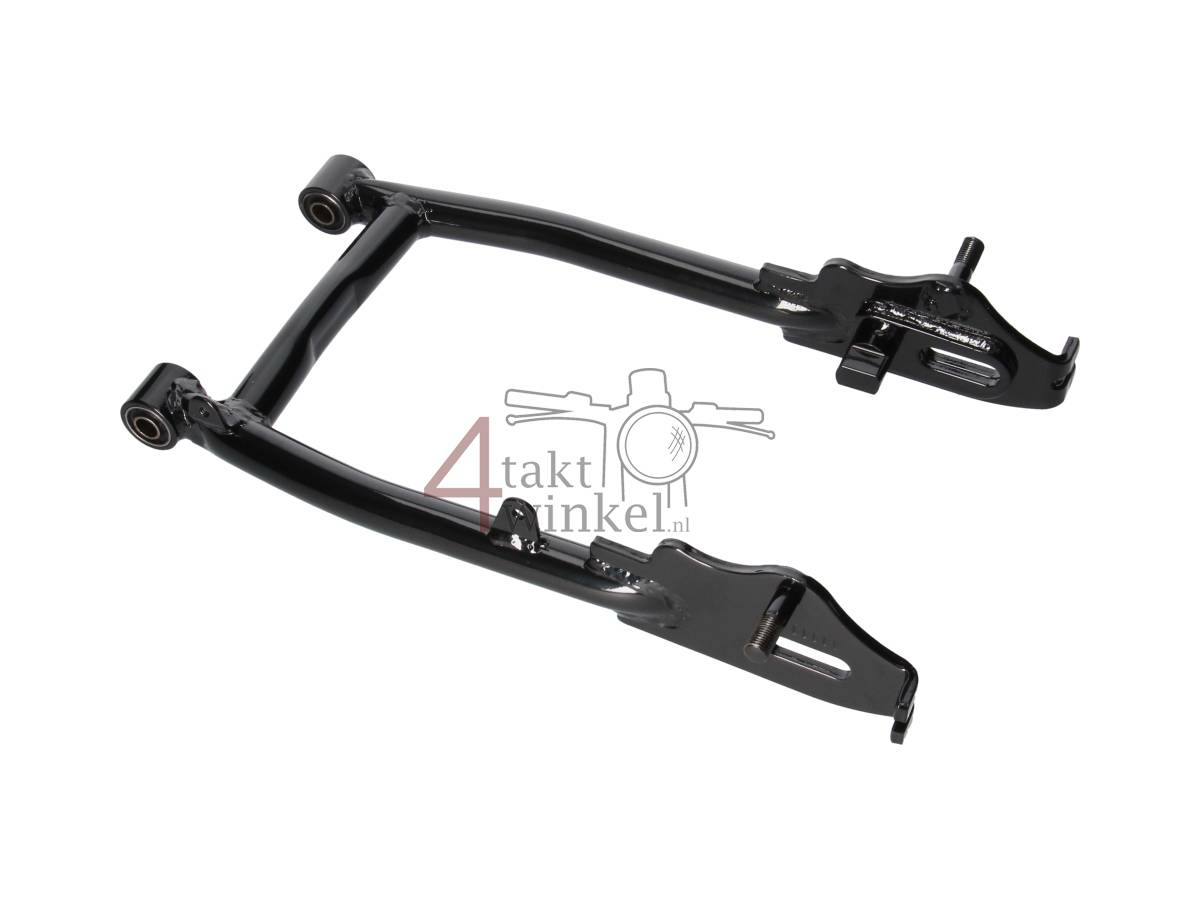 Swingarm Monkey steel, black, length: + 5cm
