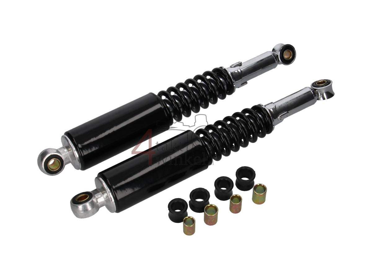 Schokbreker set 330mm bussen: zwart