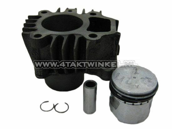 Cylinder kit, with piston, honed 50cc PC50, Novio, Amigo, NT