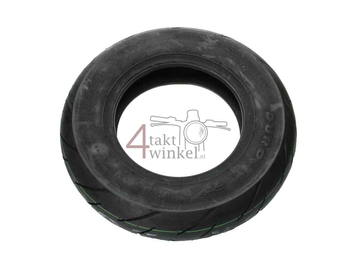 DURO 8" TUBELESS TIRE 3.50-8/35J TL DM1020, Repro, past op Monkey 8 inch