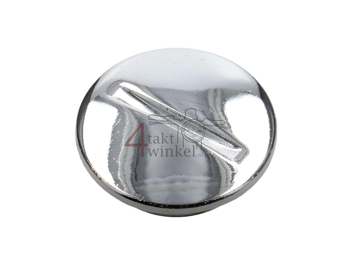 Ignition cover, inspection plug, center, chrome