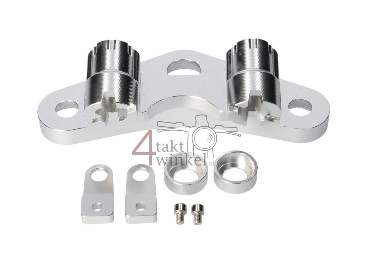 Triple clamp, fits ST50, ST70, Dax, CNC aluminum