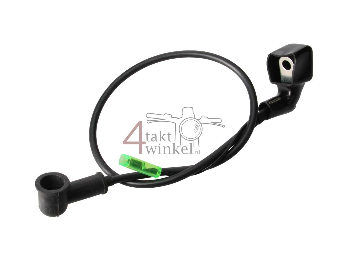 Accu kabel, negatief, zwart, 60cm, universeel