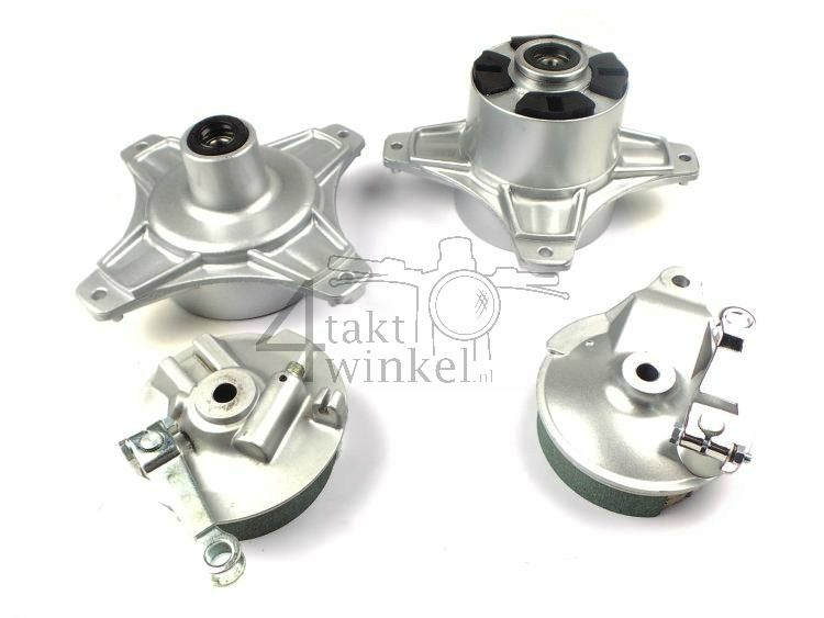 Hub Dax set front &amp; rear, silver