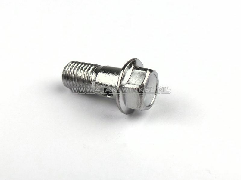 Banjo bolt, m10 x 1.25 thread, universal