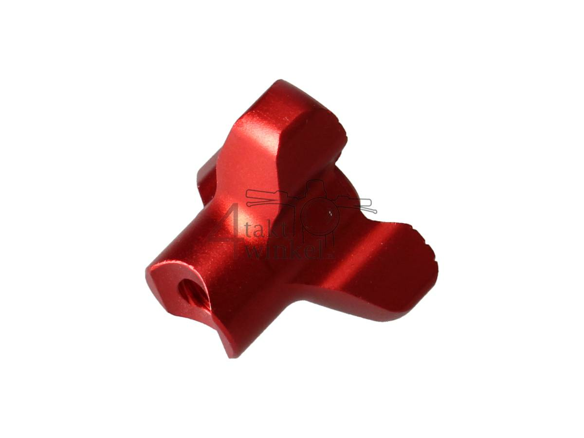Brake arm adjusting nut, Kepspeed, red