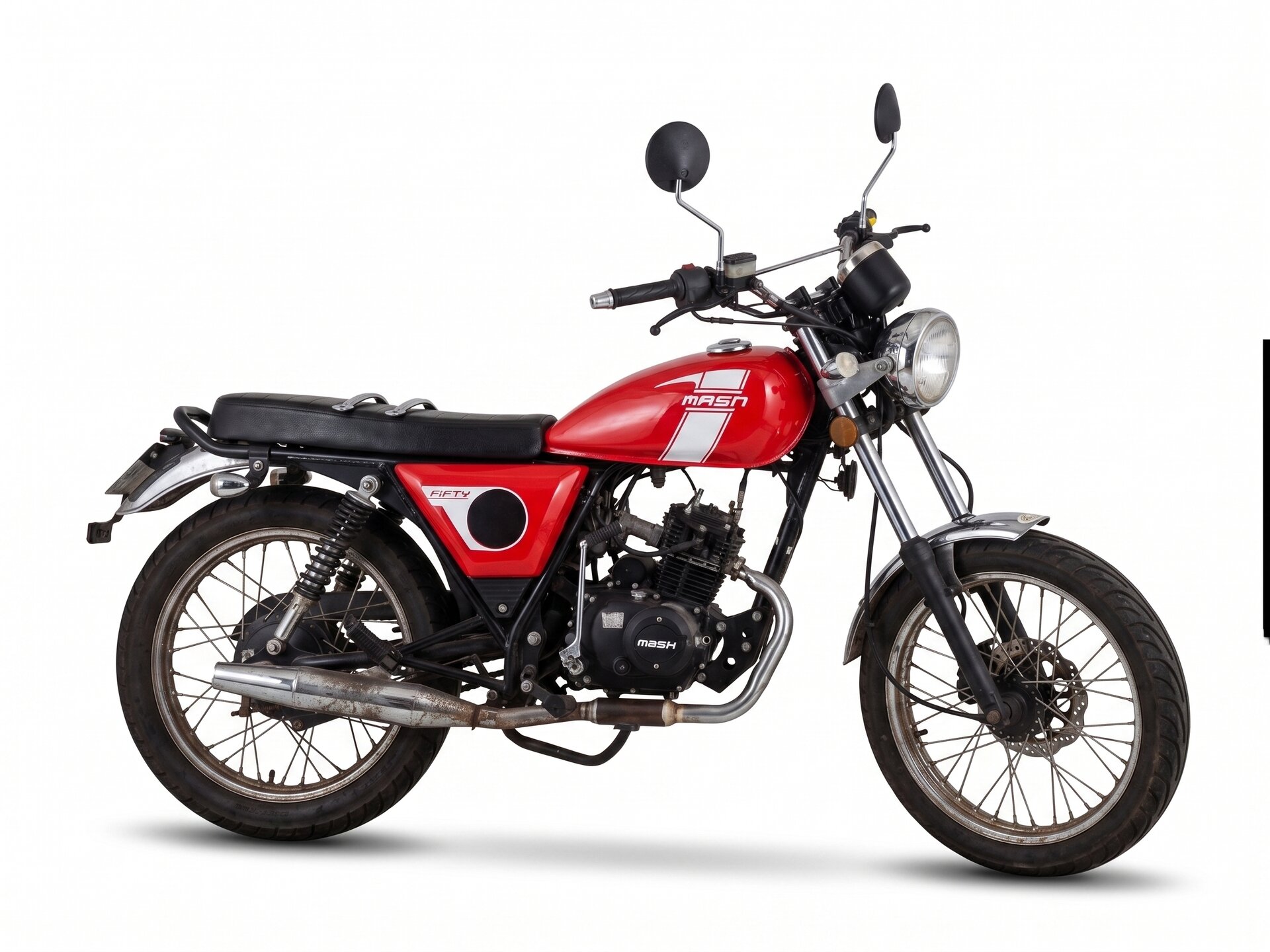 Mash Fifty, 50cc, Red Euro 4, project moped