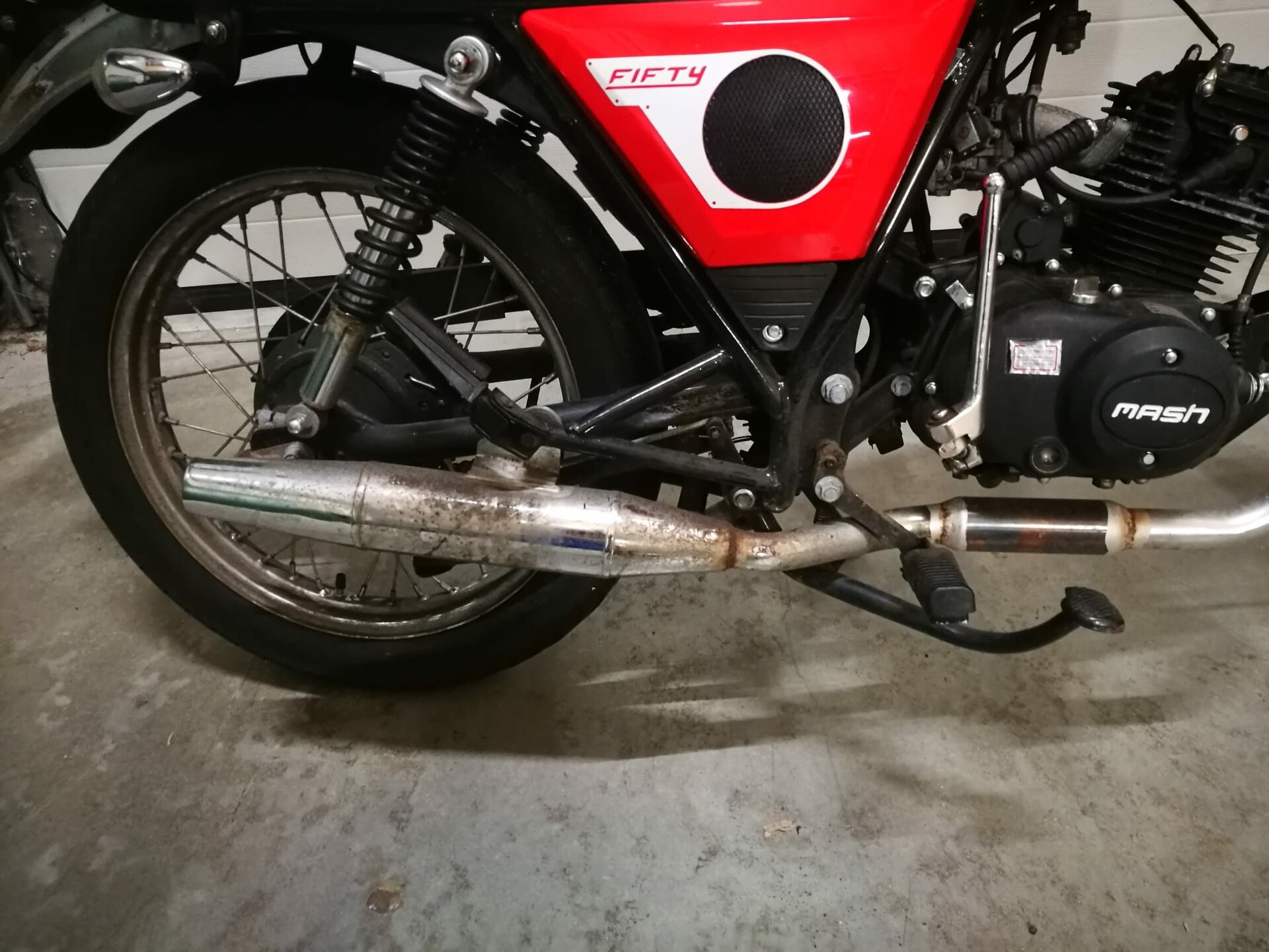 Mash Fifty, 50cc, Red Euro 4, project moped