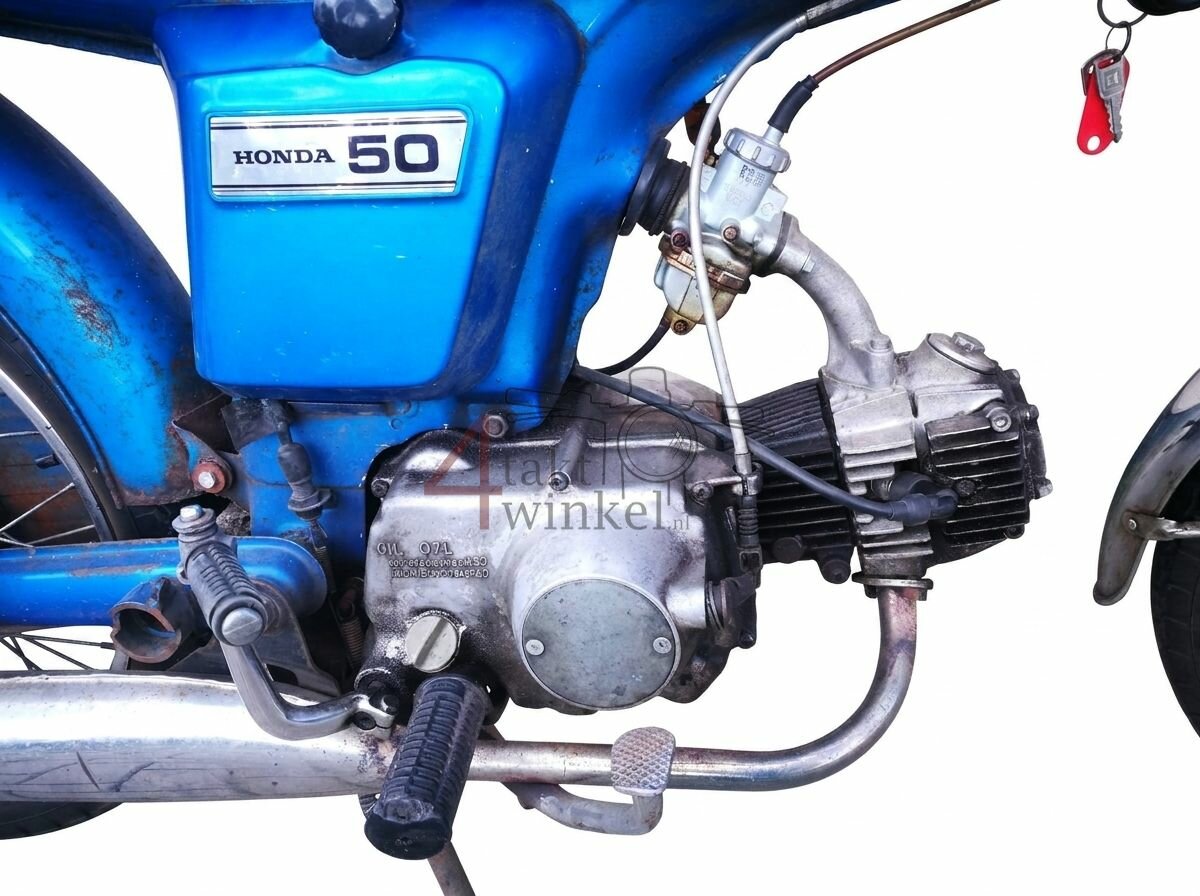 Honda CD50H, Blue, project moped