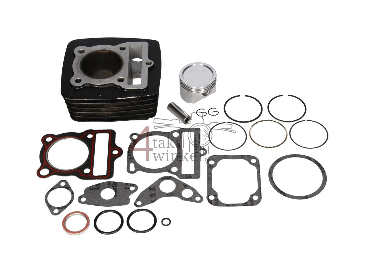 Cylinder kit, with piston &amp; gasket 85cc, Mash, Orion, Zhenhua, black used product