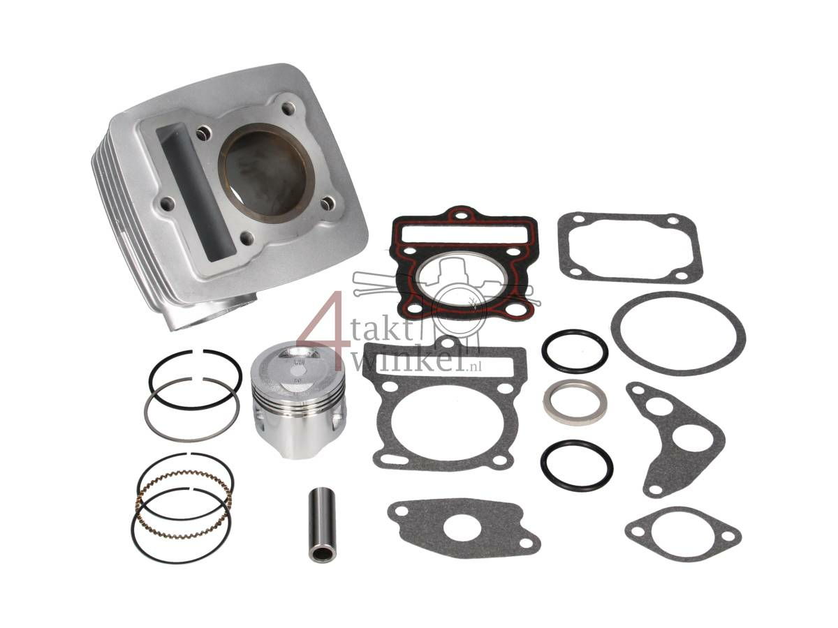 Cylinder kit, with piston &amp; gasket 70cc, Mash, Orion, Zhenhua, silver 2nd chance product