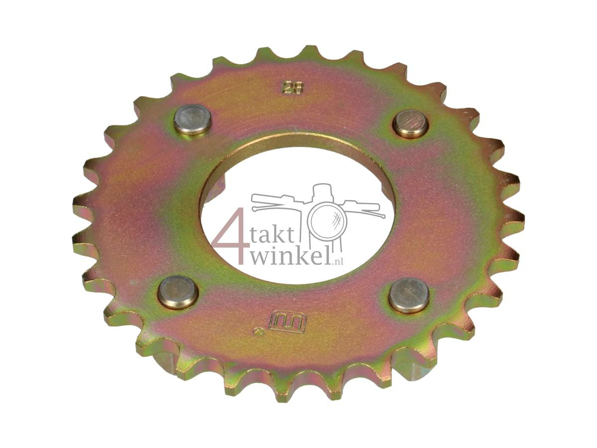 Rear sprocket 28, fits SS50, CB50, CY50, Dax, Gold