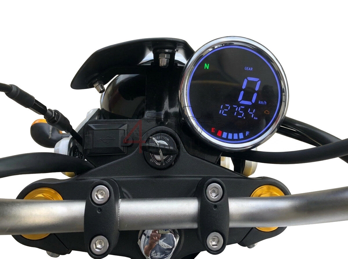 Bluroc X-Bongo EFI, 50cc, Euro 5, Bleu Strike Racing, used