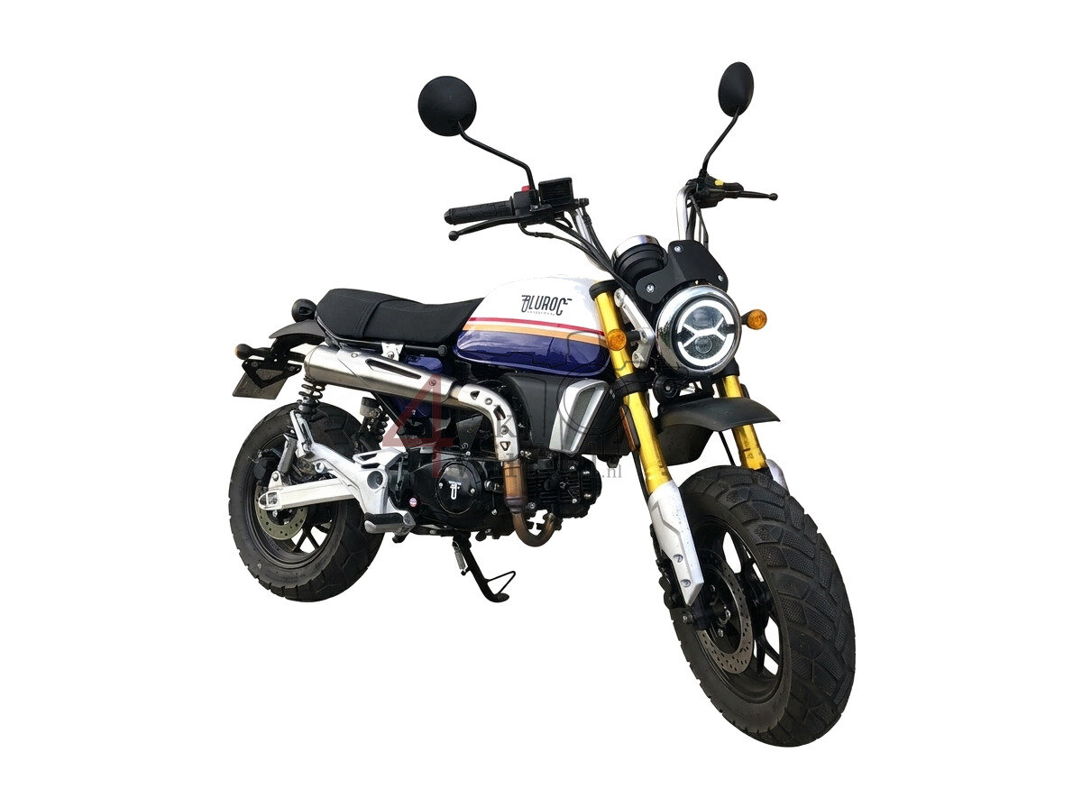 Bluroc X-Bongo EFI, 50cc, Euro 5, Bleu Strike Racing, used
