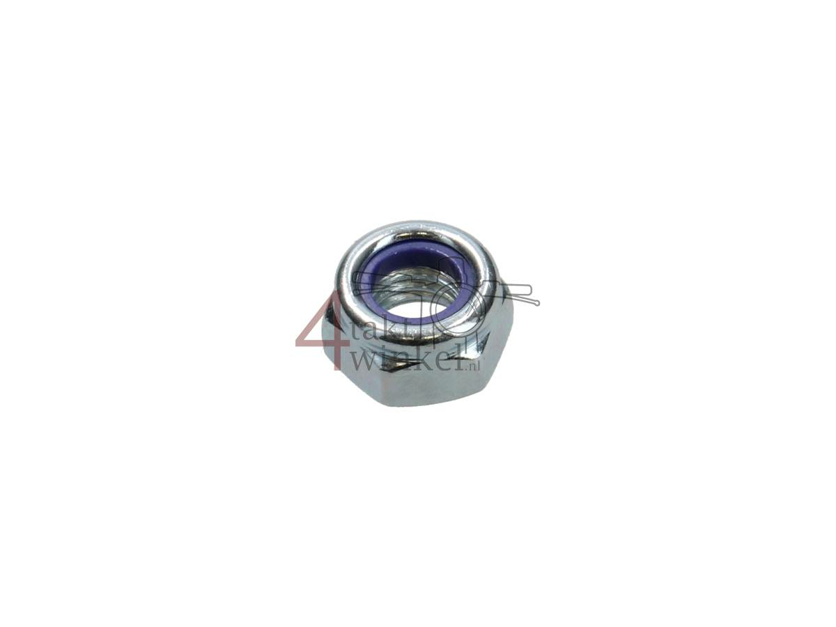 Nut m8 x 1.25 spanner 13, Niloc (lock nut)