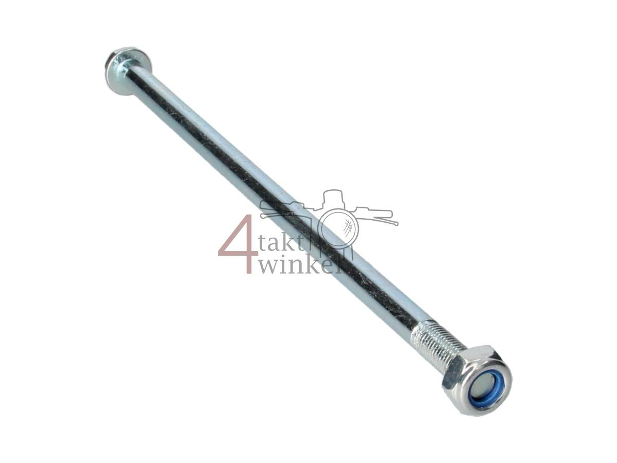 Axle 10/245, with lock nut, universal