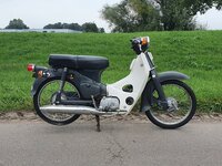SOLD ! Honda C50 OT Japanese, gray, 5897 km, with papers