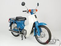 SOLD Honda C50 NT Japanese, blue, 4524 km
