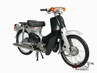 Sold ! Honda C50 NT, silver, 10538km