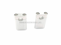 Handlebar clamps / risers, universal, Kepspeed, 75mm Allen silver