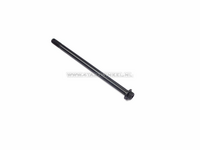 Axle 12/200, rear wheel, A-quality black, fits SS50, Dax