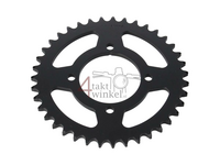 Rear sprocket Hanway RAW50, Skyteam Classic, AGM cafe racer, 39 teeth, 420 ketting