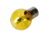 Bulb headlight BA21D, dual, 12 volt, 35-35 watt, Dax 3-pin, yellow