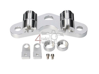 Triple clamp, fits ST50, ST70, Dax, CNC aluminum