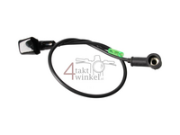 Accu kabel, negatief, zwart, 60cm, universeel