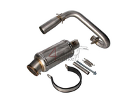 Exhaust tuning, up swept, short muffler, Fits Monkey, Gorilla