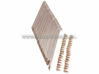 Spokes set 17", 2.9mm / 5.9mm, gloss galvanized, fits SS50, CD50, C50, CB50