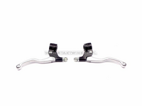 Lever set universal aluminum / black short