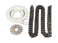 Sprockets and chain set, PC50k, standard