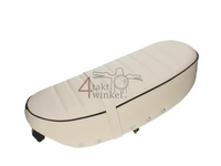Buddy / zadel, standaard wit, past op replica Dax met 5,5L frame