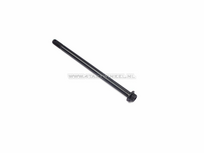 Axle 12/200, rear wheel, A-quality black, fits SS50, Dax