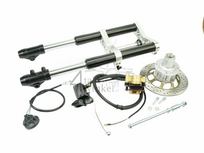 Front fork complete, Dax, 45mm upside down, type 2, black