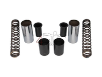 Front fork spring set, complete with decorative sleeve and guide bushes. Fits SS50 and CD50. Second chance product