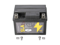 Battery 12 volt 5 ampere Landport, SLA12-4. Size = 4 ampere CTX 4L-BS 2nd chance product