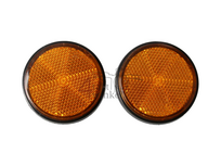 Reflector, round, orange used product