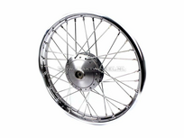 Wheel complete, front wheel, 17", OT, fits C50, CD50, SS50