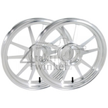 Wheel set, 17", C50, C70, C90, Streetcub, tubeless type 1, Kepspeed