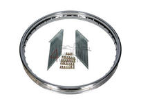 Rim and spoke set, 17" 1.40, C50, CD50h, rear wheel, A-quality