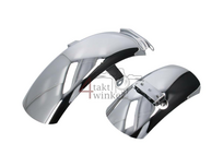 Mudguard set chrome, fits Z50a