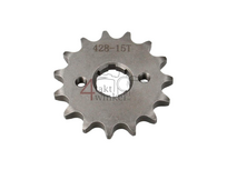 Front sprocket, 428 chain, 20mm shaft, 15, Mash