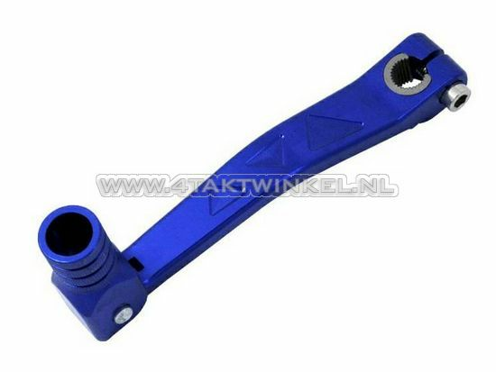 Gear pedal, CNC blue