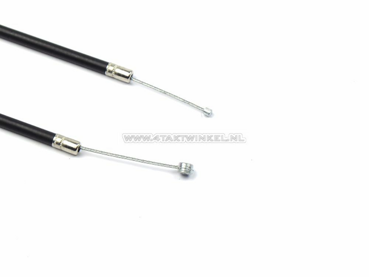 Throttle cable, standard, black, fits SS50, CD50