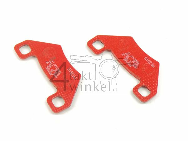 Brake pads Dax, with rear disc brake