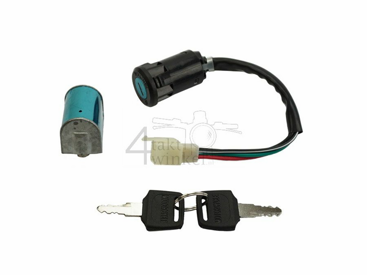 Ignition lock set + steering lock, fits C50 NT