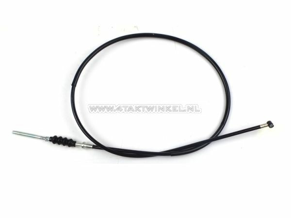 Brake cable 102cm + 8cm, black, fits C50, CY50, Dax, SS50 +10cm